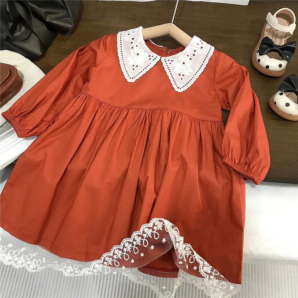 Robe de Dentelle Fashionable pour Filles