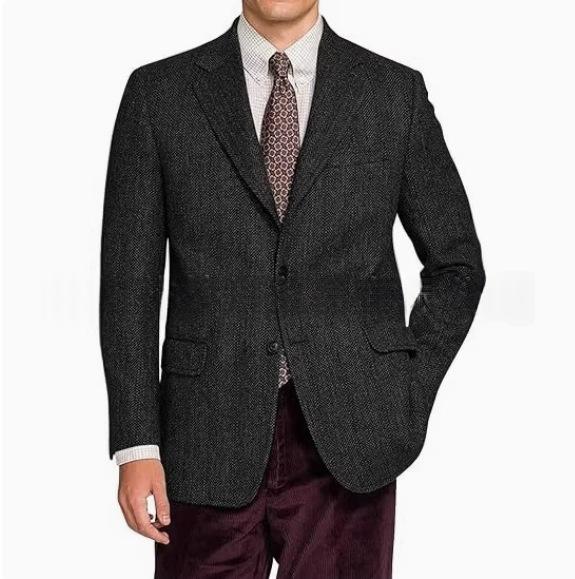 Veste de costume vintage texturé pour homme