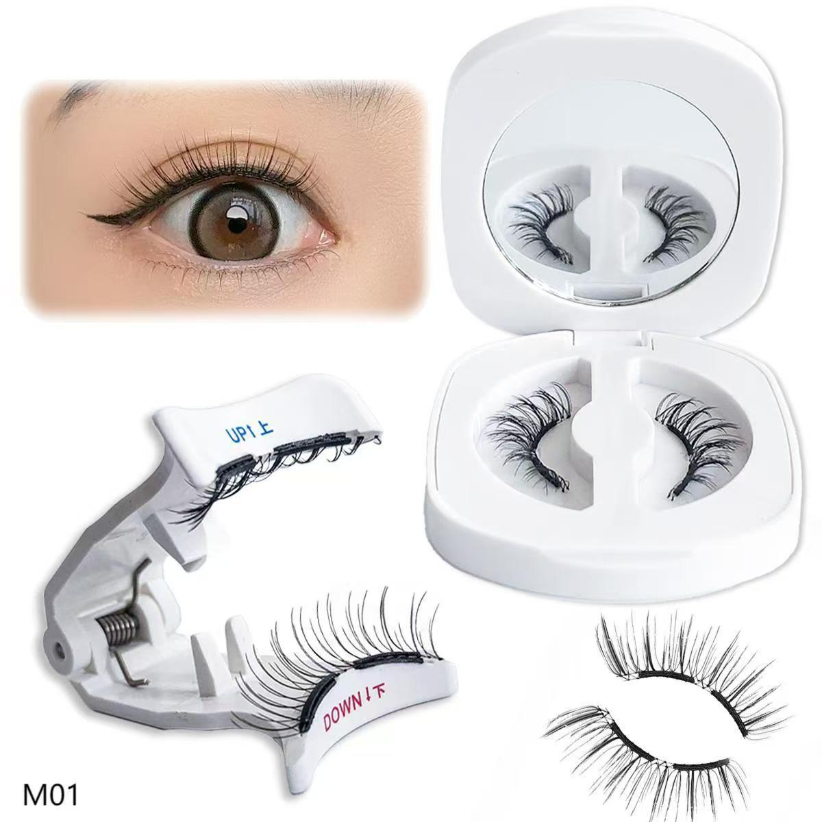 Faux cils magnétiques doux de style quantique