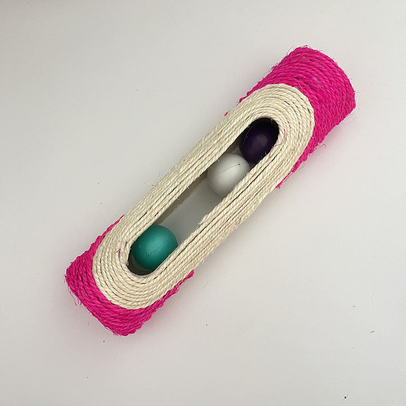 Chat self-Hi soulagent jouet suffy avec jouet en plastique bille sisal
