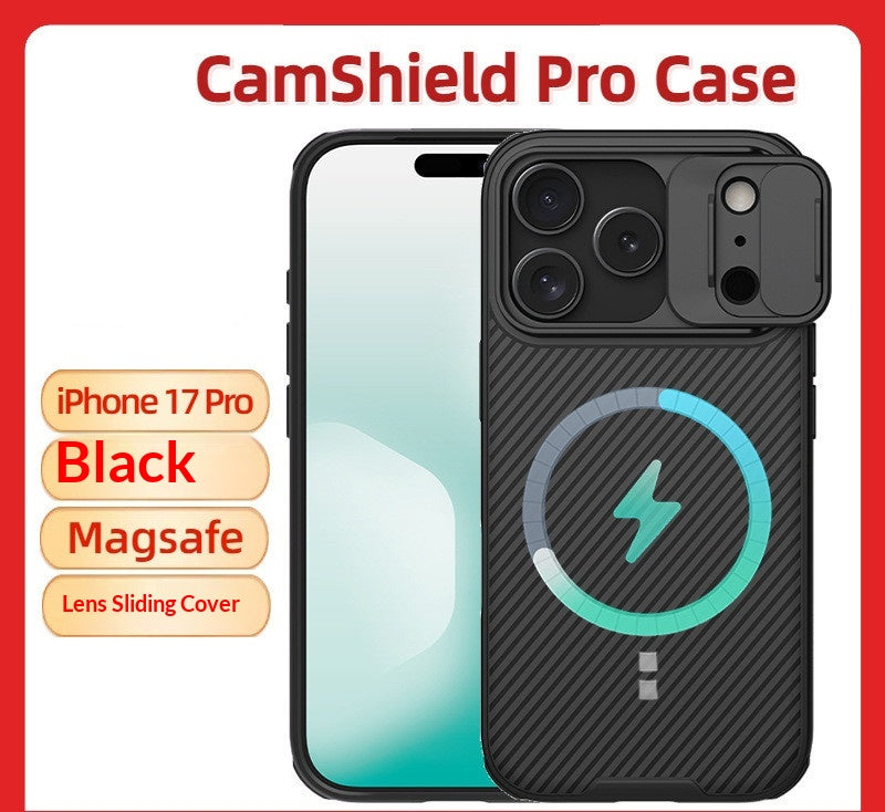 Boîtier de protection magnétique MagSafe avec un couvercle coulissant