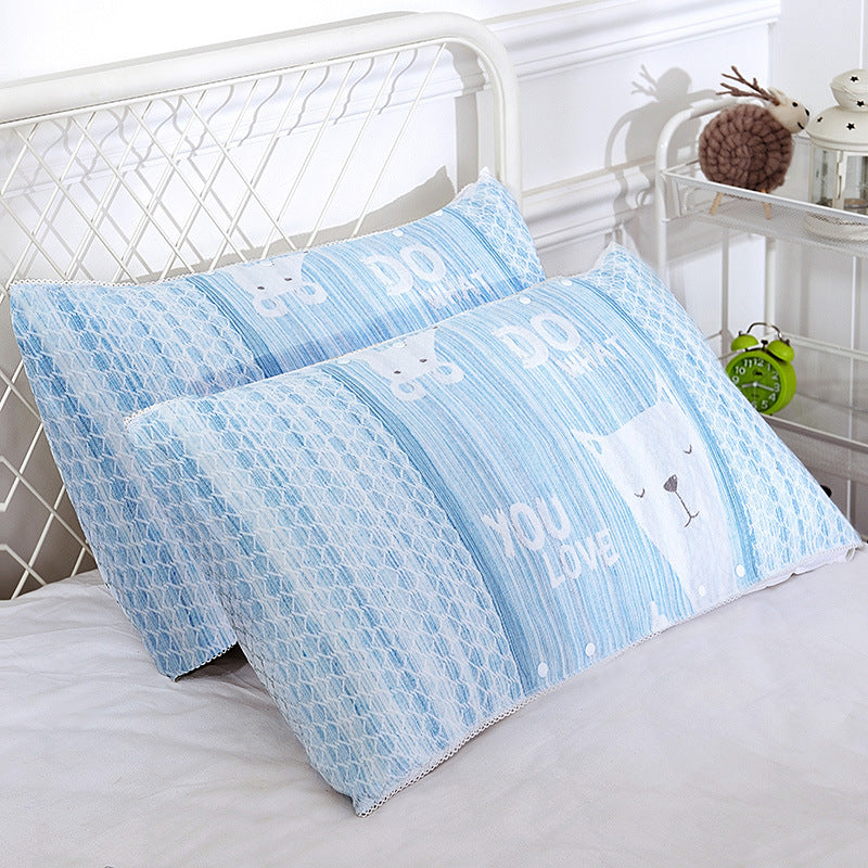Cotton Four-Layer Gauze Pillows