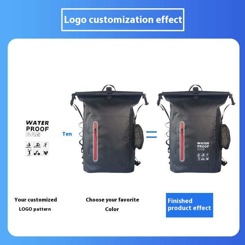 Sac à dos en PVC Outdoor Sports Waterproof Sac Mountainering Camping