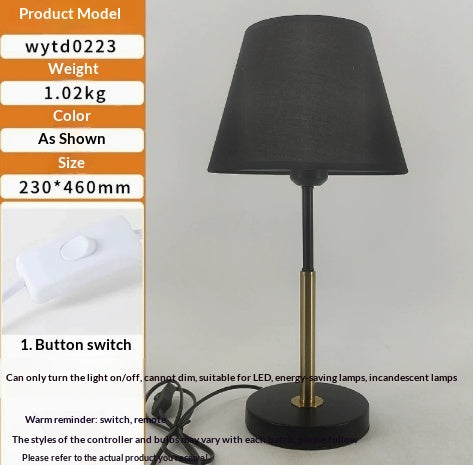 Luminaire de chevet Luminaire de nuit haut de gamme Lampe Ambient de style vintage