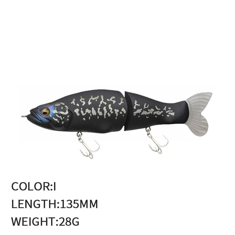 Lure artificielle multisection de crayon lourd