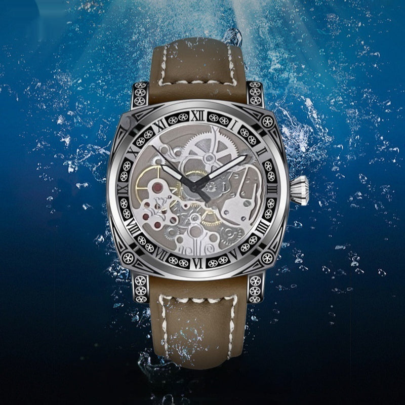 Montre Quartz lumineux résistant à l'eau 30M pour hommes