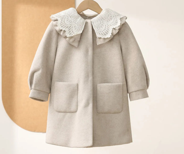 Mignon et doux laine manteau coton rembourré Veste de comptoir d'hiver Solde