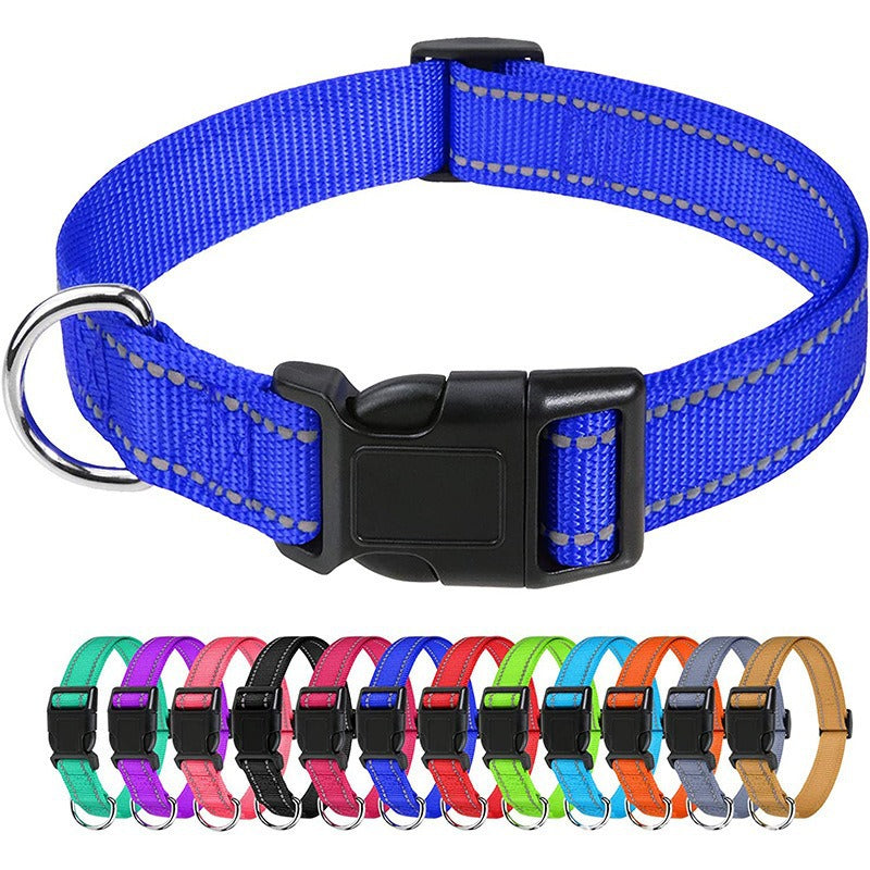 Bases Collier de chien en polyester réfléchissant