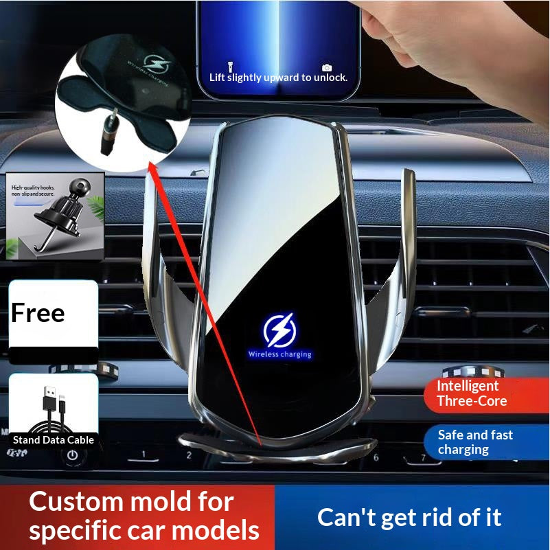 Support de téléphone de voiture sans fil à induction intelligente