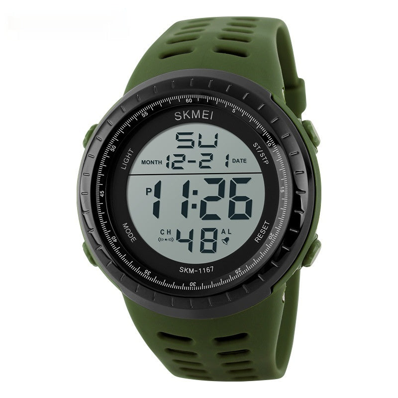 Montre multifonctionnelle de sport extérieur pour les étudiants masculins