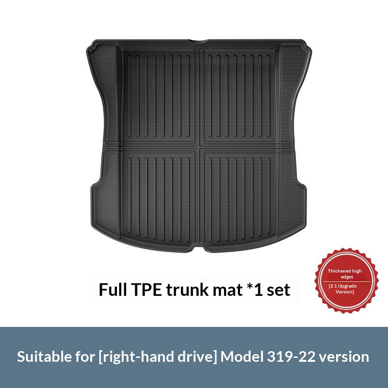 Tapis de plancher de voiture TPE pressés en plastique