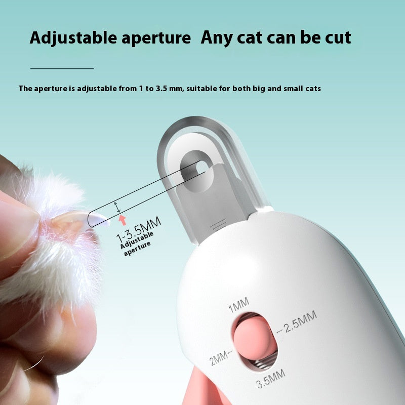 Ciseaux à ongles de chat avec ciseaux à pression gravitationnelle