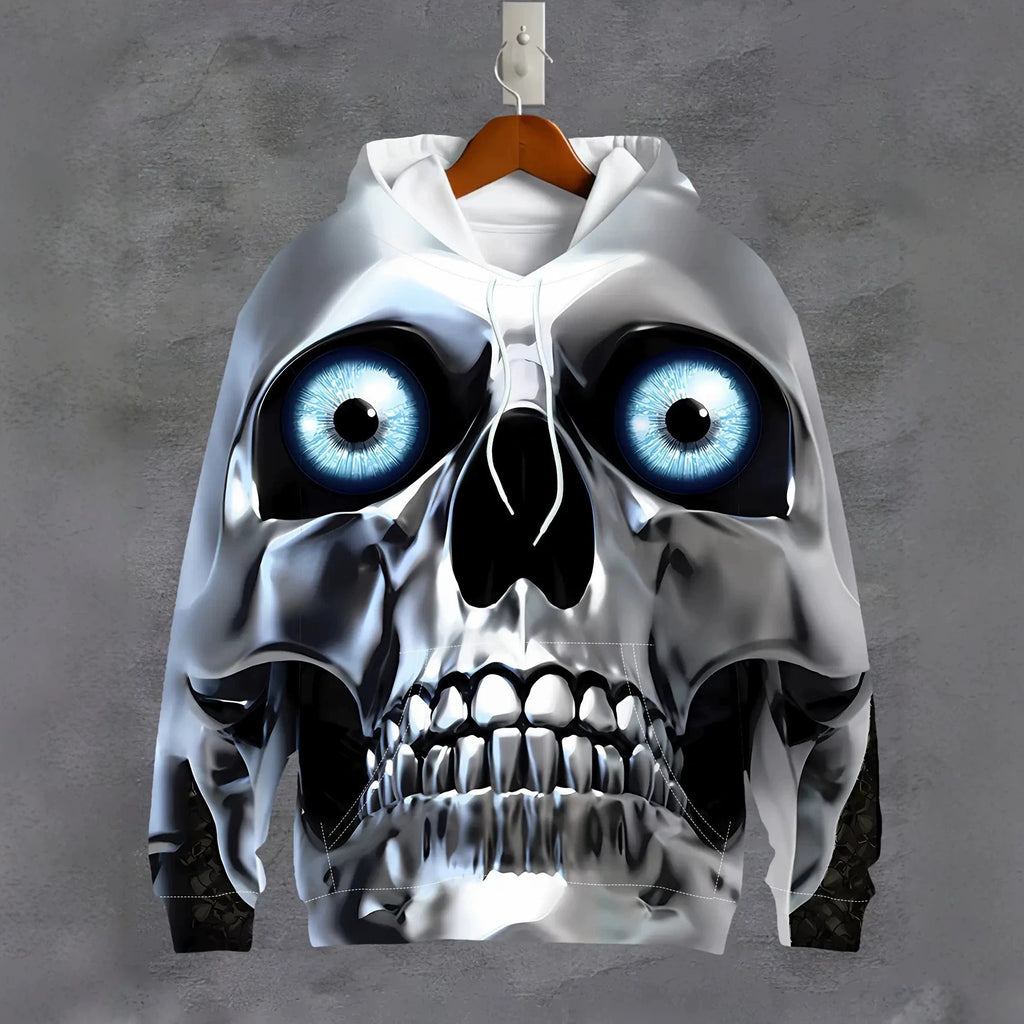 Halloween Mode Hommes Crâne Hoodie