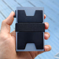 Support de carte de portefeuille en alliage d'aluminium magnétique RFID pour hommes