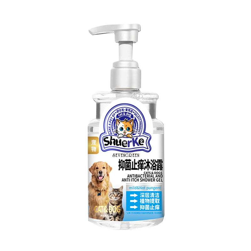 Antibacterial and Deodorizing Pet Shampoo for Cats and Dogs