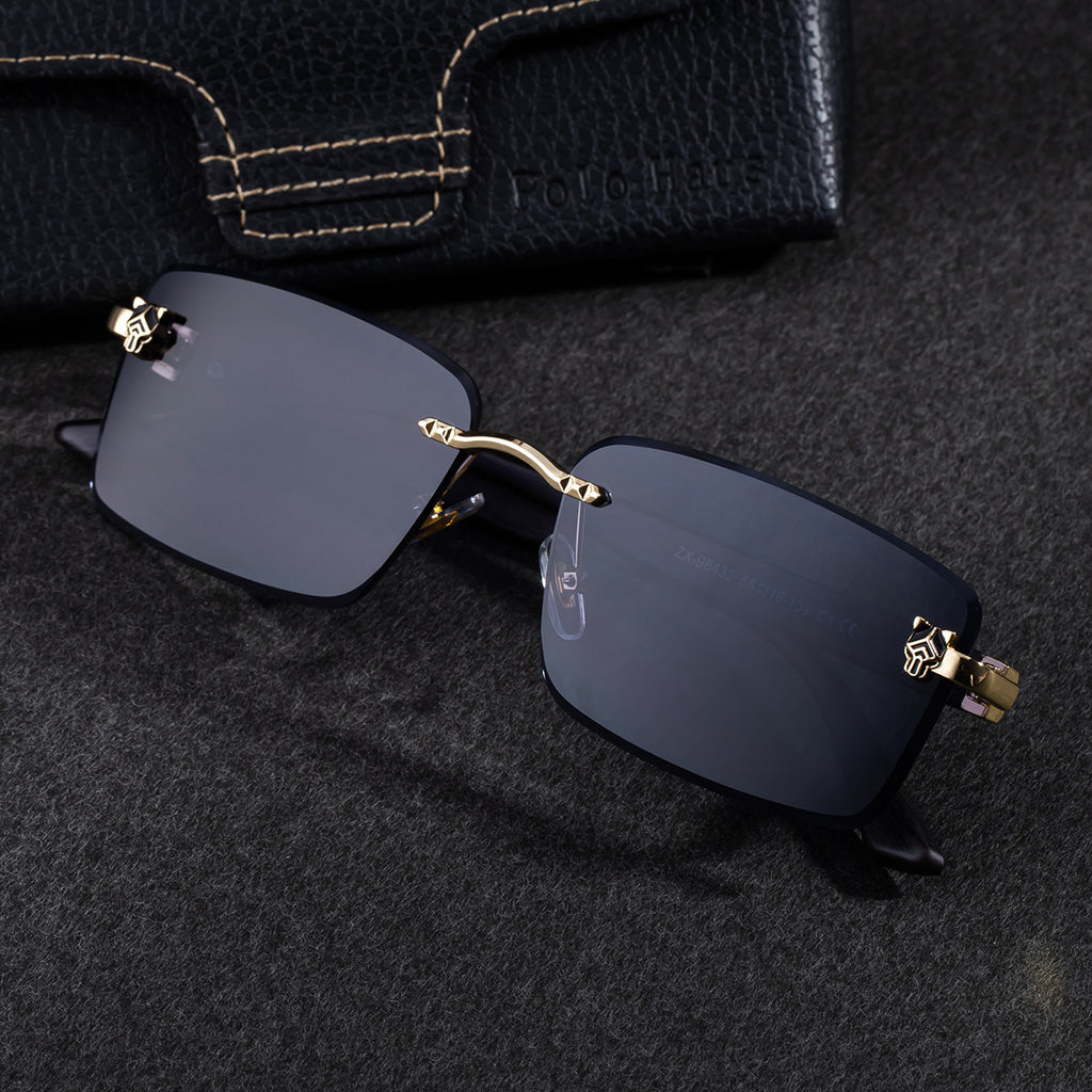 202 Lunettes de soleil mode sans cadre pour hommes