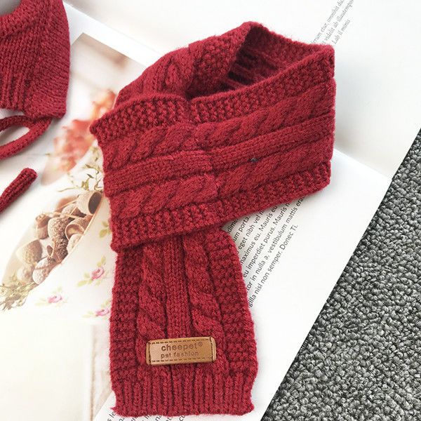 Écharpe de chapeau de chien Automne et modèles d'hiver