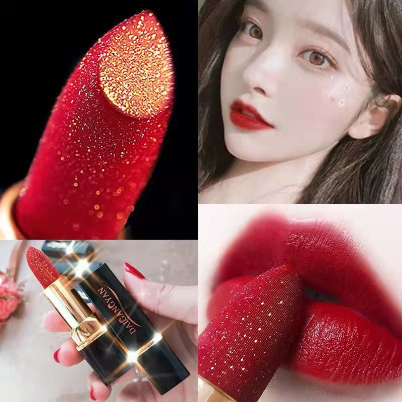 Petit Golden Diamond Shimmer Rouge à lèvres Velvet Matte Opacité