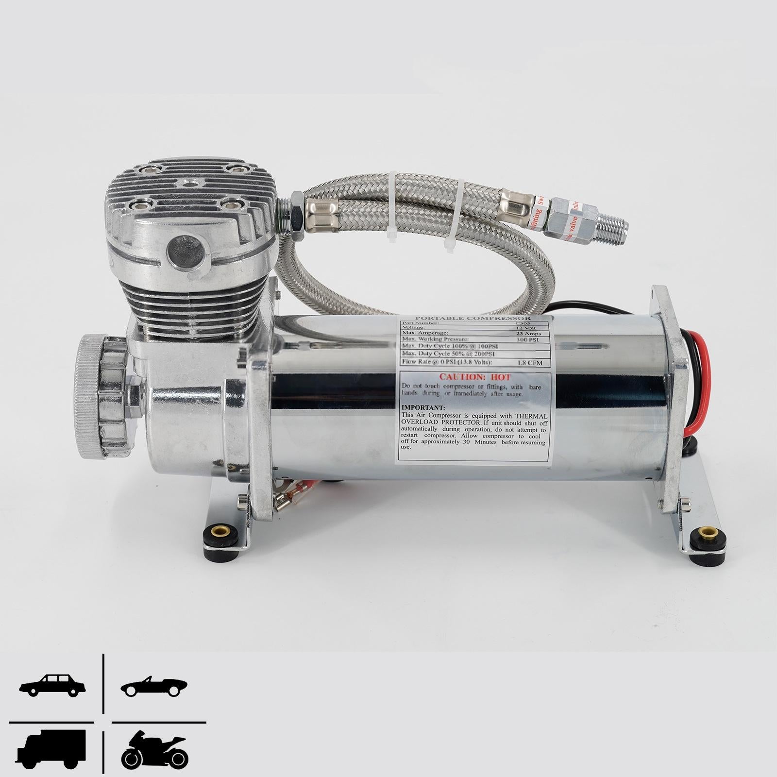 Pompe à air de suspension 12V 300psi