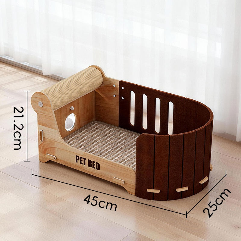 Sisal Scratching Post and Louncer Autonome Tout-en-un