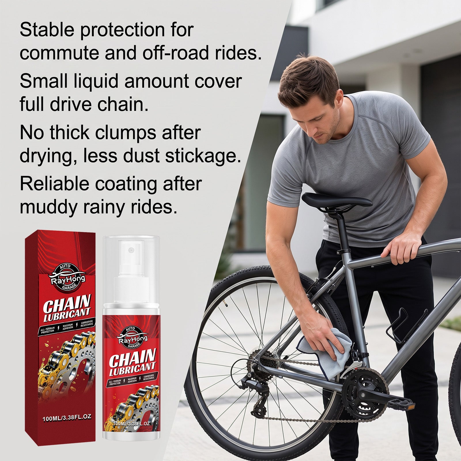 Lubrifiant de prévention de la rouille et de la chaîne de moto