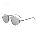 Lunettes de soleil retro double cadre - Unisex UV Protection Mode Eyewear avec design unique fo