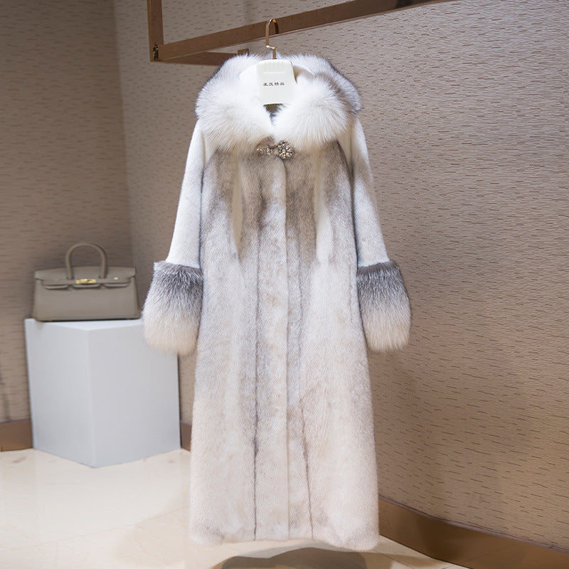 Vêtements de dessus en fausse fourrure d'hiver pour femmes