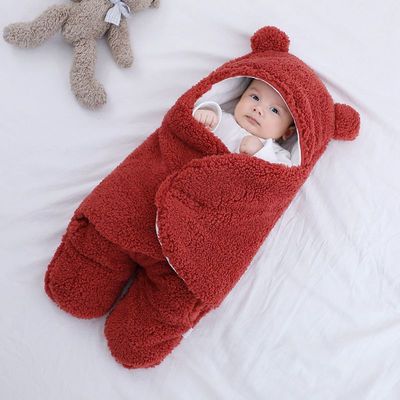 Bébé tenir le nouveau-né épaississant Wrap Swadle sac de couchage