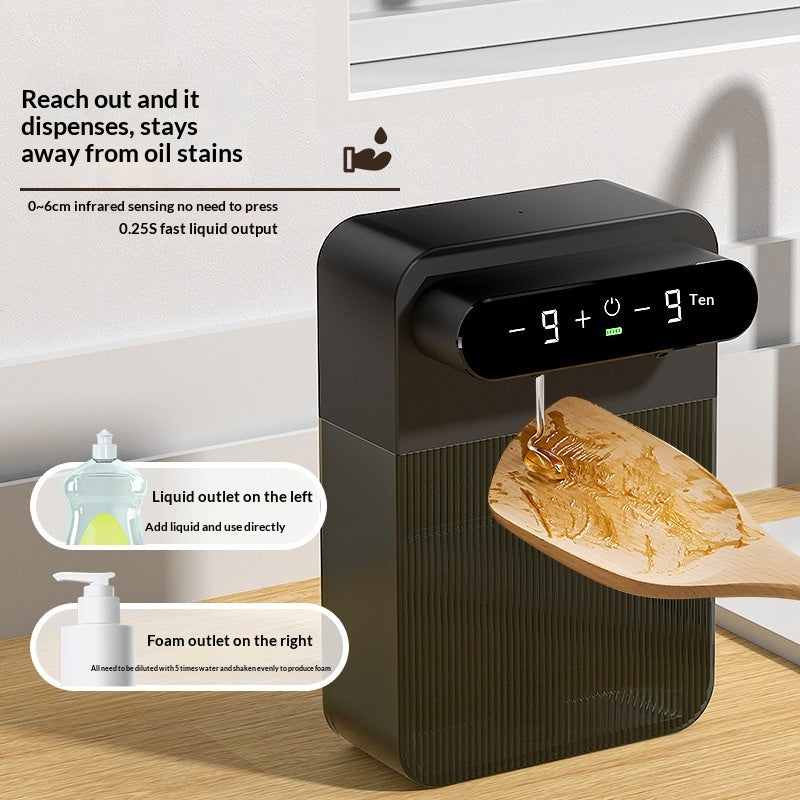 Automatic induction soap dispenser and liquid soap dispenser
