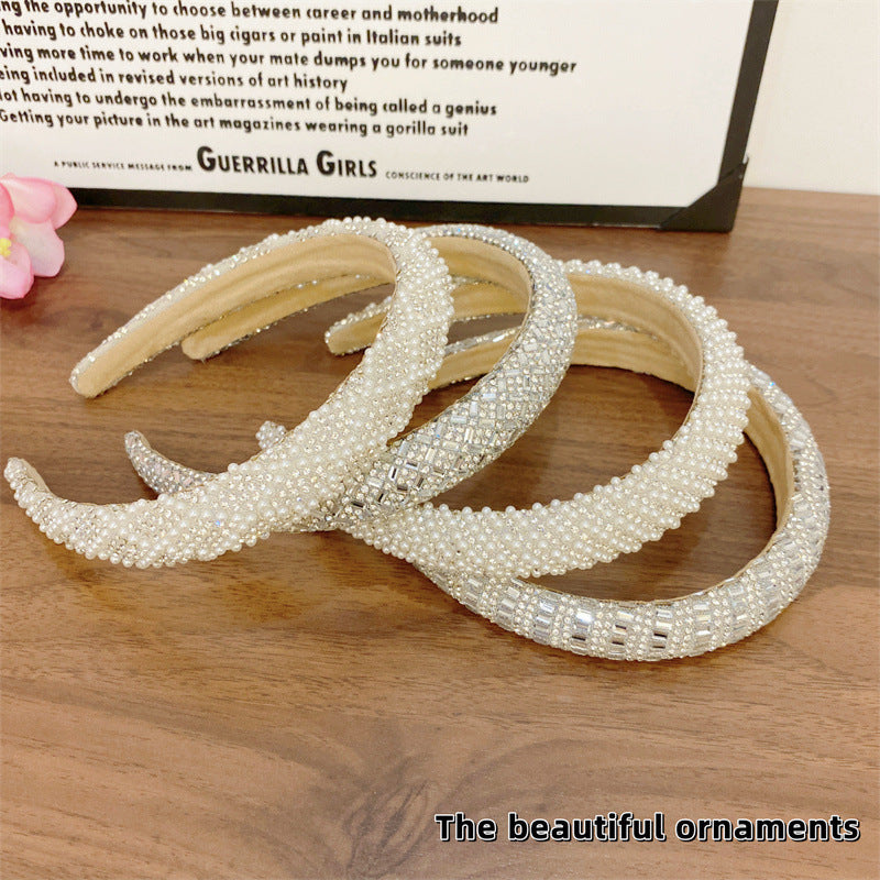 Lourd Industrie Léger Luxury High-grade Perle Headband haute définition