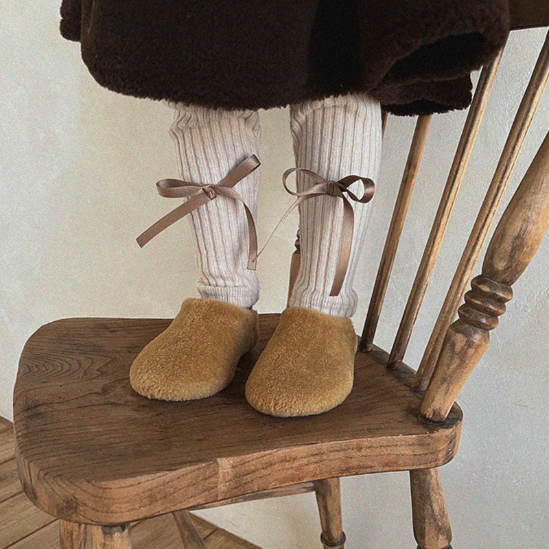 Bow Coton mignon tendance Sunken bande Leggings Crawler