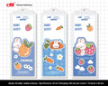 Cute Rabbit Hard Ruler Set - Random Four-Piece Set - 1 Set