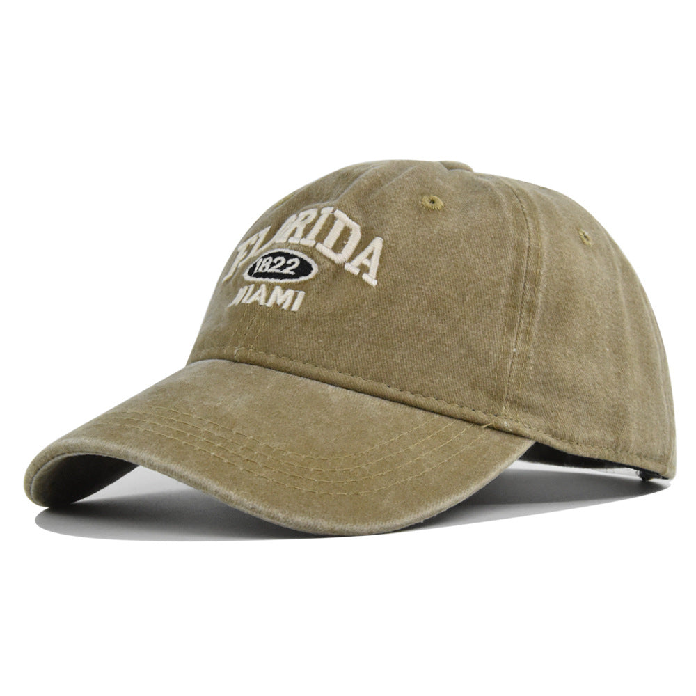 Casquette de baseball brodée versatile rétro