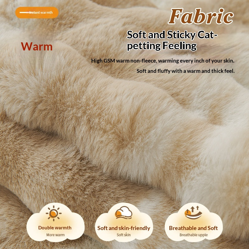 Coussin de canapé en velours gradué pour l'automne et l'hiverplush