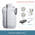 Refroidissement extérieur par récupération de chaleur et de l'eau Veste avec ventilateur intégré