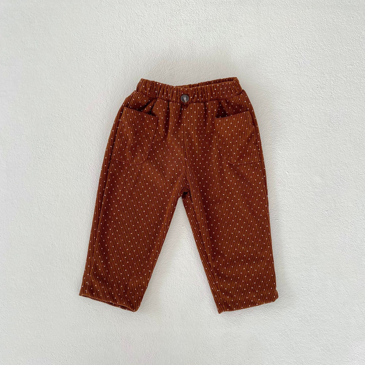 Pantalons à l'occasion de la corduroy imprimée