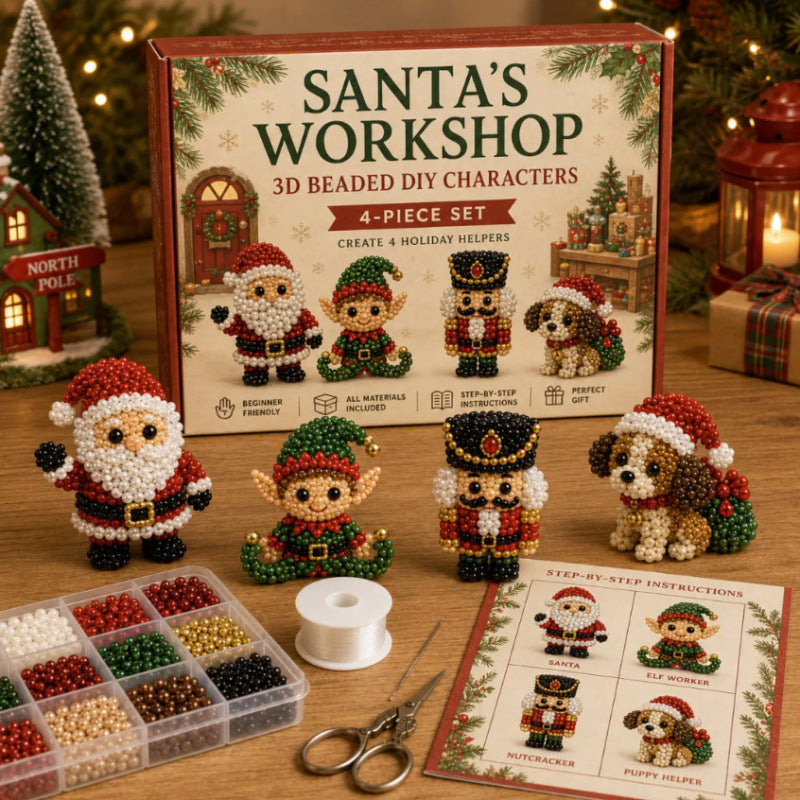 3D Perles Icônes de Noël Kit de bricolage