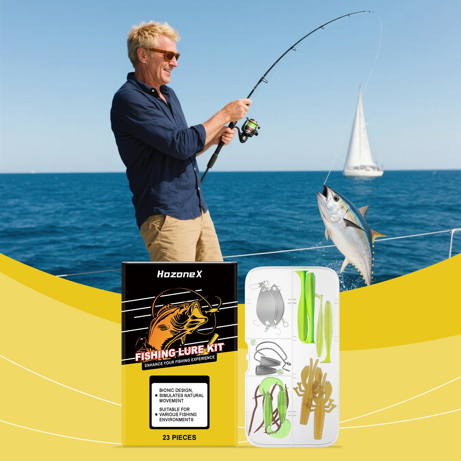 Ensemble Lure de pêche