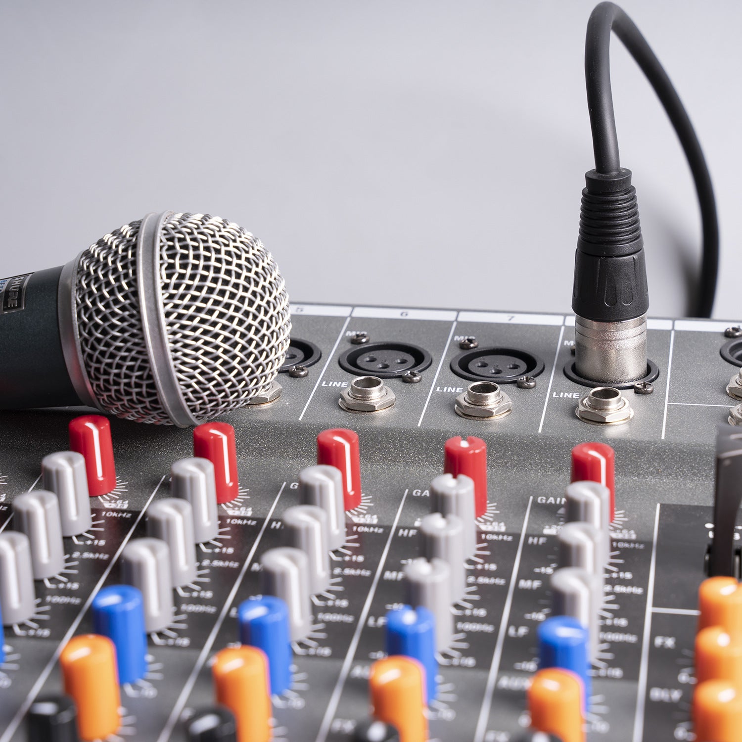 Câble audio de microphone de canon à balance complète