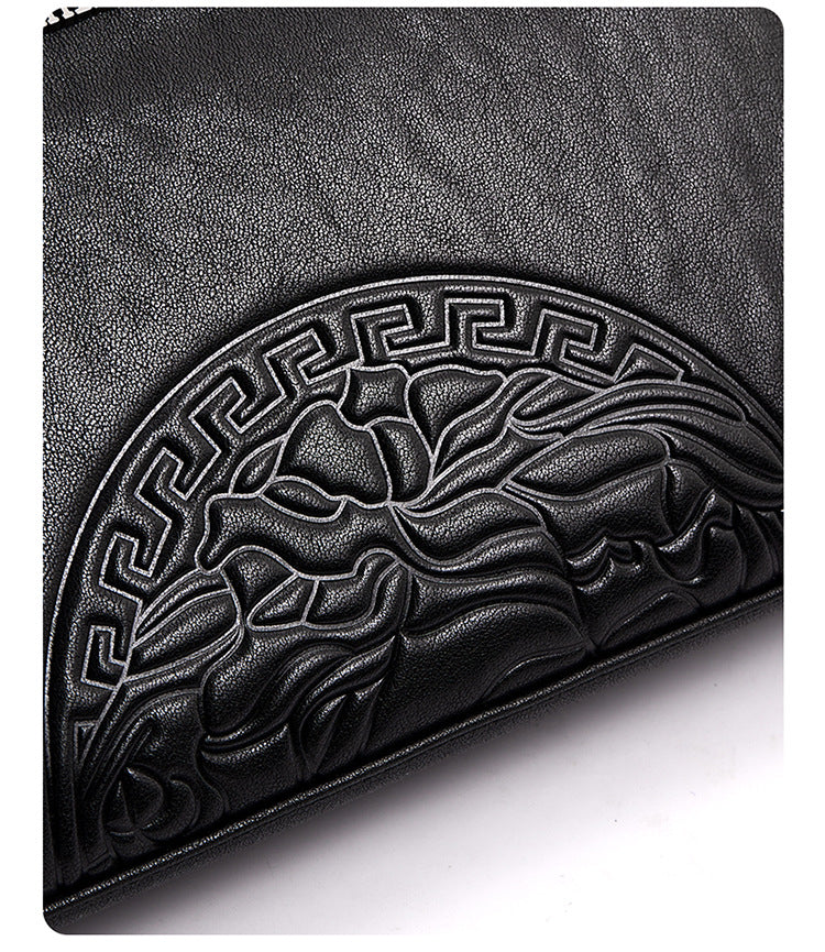 Mode homme sac de messager en cuir personnalisé