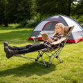 Chaise de camping inclinable extérieur 95-160 Angle réglable carbone acier cadre lourd Du