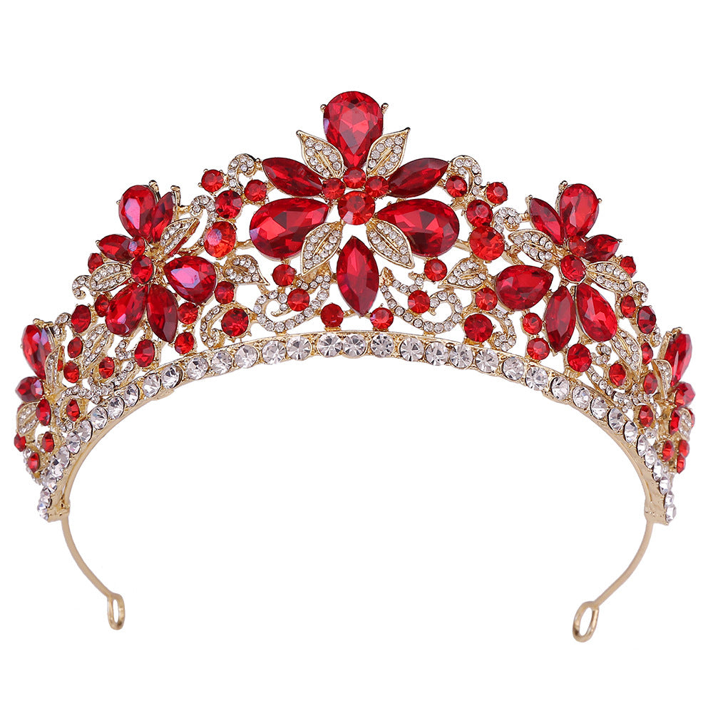 Feuilles Strass Couronne Cheveux Accessoire Bandeau