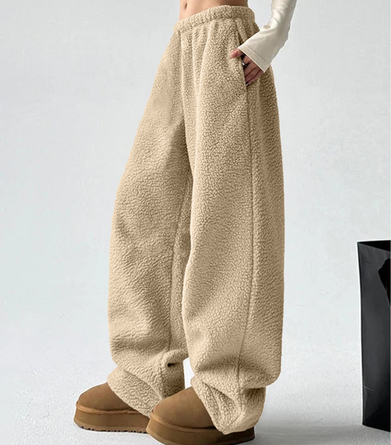 European And American Amazon Hot-Selling Automne et mode d'hiver Pantalon casual couleur solide