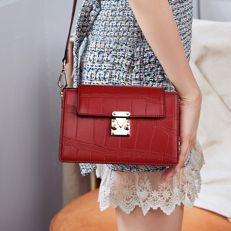 Sac à main pour femmes Louis Schwab Minimalist Compact Pourtant un petit carré moderne et sophistiqué
