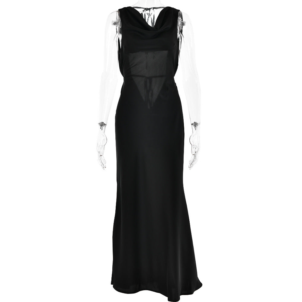 Vêtements pour femmes Banquet Style Soirée Dentelle Robe longue