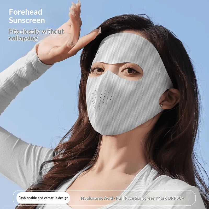 Été Yang Ice Silk Face Masque Cyclisme Soleil-Protection Masque Protection