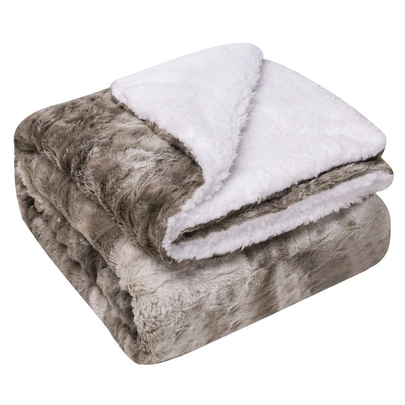 Couverture-cadeau en laine de laine de la laine de laine de laine de laine de laine de laine de laine de laine de laine de laine épaisse