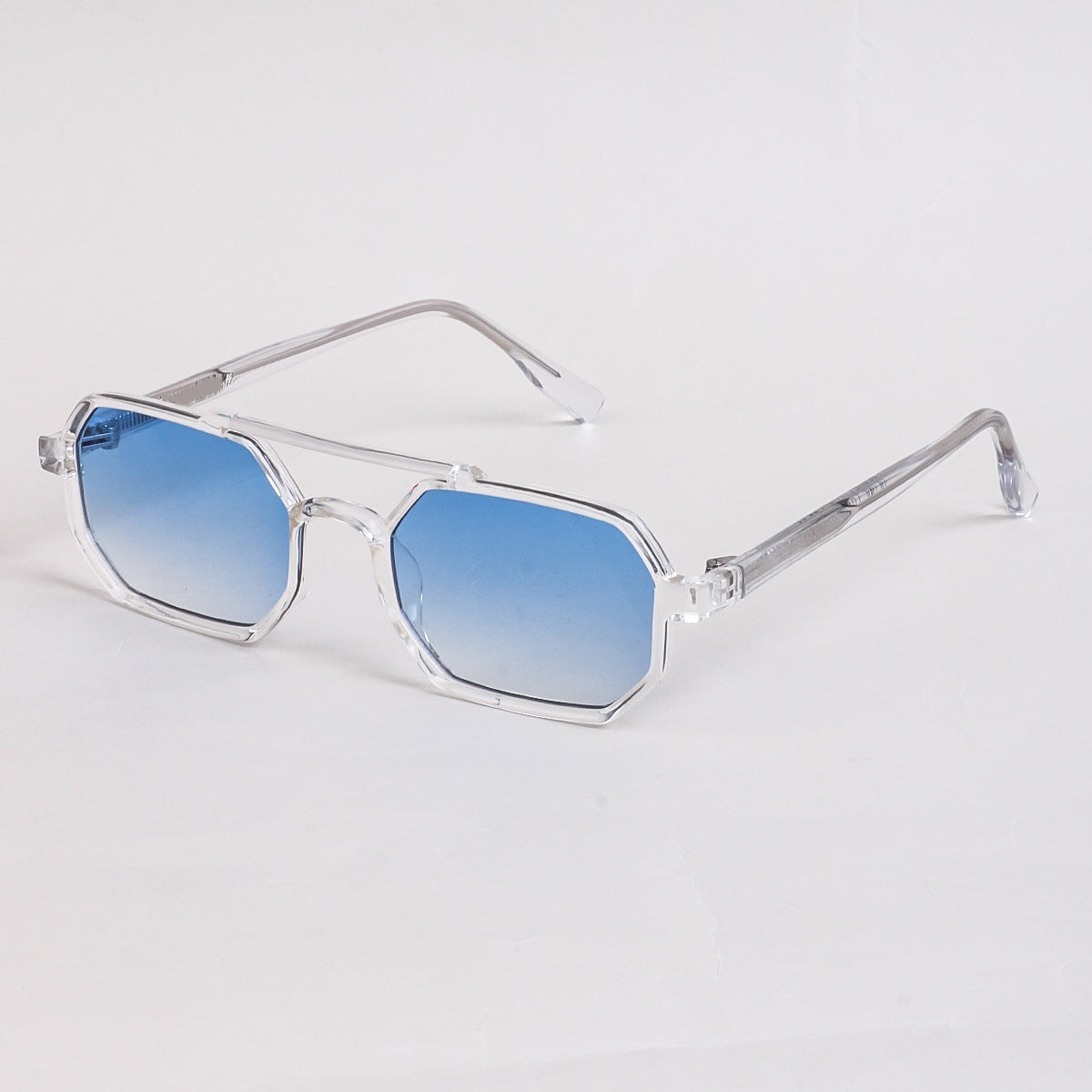 Lunettes de soleil mode européenne et américaine double pont