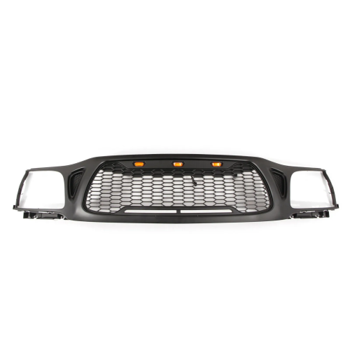 Grille avant convient pour Tacoma 2001 2002 2003 2004 Avec Amber LED Accent Lights Matte Black