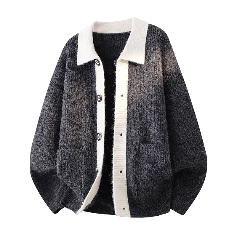 Fashionable autumn and winter cardigan for teenagers